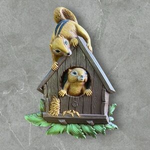 11x8 chipmunk wall hanger